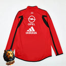 CHÁNDAL MEDIA CREMALLERA + PANTALONES AC MILAN ROJO Y NEGRO 05/06 HOMBRE RETRO