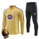 CHÁNDAL MEDIA CREMALLERA + PANTALONES BARCELONA DORADO Y MORADO 26/27 HOMBRE
