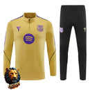 CHÁNDAL MEDIA CREMALLERA + PANTALONES BARCELONA DORADO Y MORADO 26/27 HOMBRE