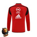 CHÁNDAL MEDIA CREMALLERA + PANTALONES AC MILAN ROJO Y NEGRO 04/05 HOMBRE RETRO