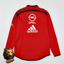 CHÁNDAL MEDIA CREMALLERA + PANTALONES AC MILAN ROJO Y NEGRO 04/05 HOMBRE RETRO