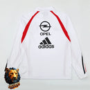 CHÁNDAL MEDIA CREMALLERA + PANTALONES AC MILAN BLANCO Y ROJO 03/04 HOMBRE RETRO