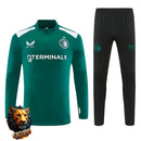 CHÁNDAL MEDIA CREMALLERA + PANTALONES FEYENOORD VERDE Y BLANCO 26/27 HOMBRE
