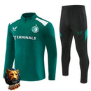 CHÁNDAL MEDIA CREMALLERA + PANTALONES FEYENOORD VERDE Y BLANCO 26/27 HOMBRE