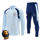 CHÁNDAL MEDIA CREMALLERA + PANTALONES MANCHESTER CITY AZUL CELESTE Y AZUL MARINO 26/27 HOMBRE