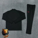 CHÁNDAL MEDIA CREMALLERA + PANTALONES AC MILAN NEGRO 26/27 HOMBRE