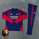 CHÁNDAL MEDIA CREMALLERA + PANTALONES ARSENAL AZUL MARINO Y ROJO 26/27 HOMBRE