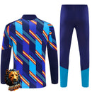 CHÁNDAL MEDIA CREMALLERA + PANTALONES ESPAÑA AZUL CAMUFLAJE Y AMARILLO 26/27 HOMBRE