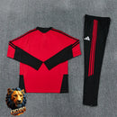 CHÁNDAL MEDIA CREMALLERA + PANTALONES AJAX ROJO Y NEGRO 26/27 HOMBRE