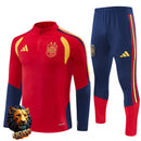 CHÁNDAL MEDIA CREMALLERA + PANTALONES ESPAÑA ROJO Y AMARILLO 26/27 HOMBRE