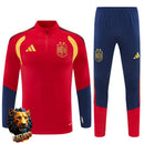CHÁNDAL MEDIA CREMALLERA + PANTALONES ESPAÑA ROJO Y AMARILLO 26/27 HOMBRE