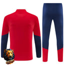 CHÁNDAL MEDIA CREMALLERA + PANTALONES ESPAÑA ROJO Y AMARILLO 26/27 HOMBRE