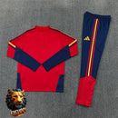 CHÁNDAL MEDIA CREMALLERA + PANTALONES ESPAÑA ROJO Y AMARILLO 26/27 HOMBRE