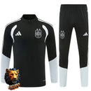 CHÁNDAL MEDIA CREMALLERA + PANTALONES ESPAÑA NEGRO Y BLANCO 26/27 HOMBRE