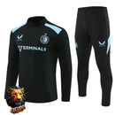 CHÁNDAL MEDIA CREMALLERA + PANTALONES FEYENOORD NEGRO Y AZUL CELESTE 26/27 HOMBRE