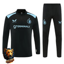 CHÁNDAL MEDIA CREMALLERA + PANTALONES FEYENOORD NEGRO Y AZUL CELESTE 26/27 HOMBRE