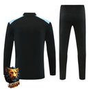 CHÁNDAL MEDIA CREMALLERA + PANTALONES FEYENOORD NEGRO Y AZUL CELESTE 26/27 HOMBRE