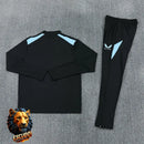 CHÁNDAL MEDIA CREMALLERA + PANTALONES FEYENOORD NEGRO Y AZUL CELESTE 26/27 HOMBRE
