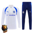 CHÁNDAL MEDIA CREMALLERA + PANTALONES OLYMPIQUE DE MARSEILLE BLANCO Y AZUL 26/27 HOMBRE