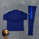 CHÁNDAL MEDIA CREMALLERA + PANTALONES OLYMPIQUE DE MARSEILLE AZUL MARINO Y AZUL 26/27 HOMBRE