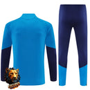 CHÁNDAL MEDIA CREMALLERA + PANTALONES ESPAÑA AZUL TURQUESA Y AZUL MARINO 26/27 HOMBRE
