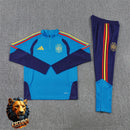 CHÁNDAL MEDIA CREMALLERA + PANTALONES ESPAÑA AZUL TURQUESA Y AZUL MARINO 26/27 HOMBRE