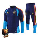 CHÁNDAL MEDIA CREMALLERA + PANTALONES ESPAÑA AZUL MARINO Y AZUL TURQUESA 26/27 HOMBRE