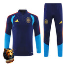 CHÁNDAL MEDIA CREMALLERA + PANTALONES ESPAÑA AZUL MARINO Y AZUL TURQUESA 26/27 HOMBRE