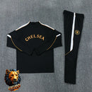 CHÁNDAL MEDIA CREMALLERA + PANTALONES CHELSEA NEGRO Y BLANCO 26/27 HOMBRE