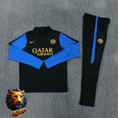 CHÁNDAL MEDIA CREMALLERA + PANTALONES INTER DE MILAN NEGRO Y AZUL 26/27 HOMBRE