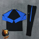 CHÁNDAL MEDIA CREMALLERA + PANTALONES INTER DE MILAN NEGRO Y AZUL 26/27 HOMBRE