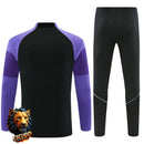 CHÁNDAL MEDIA CREMALLERA + PANTALONES TOTTENHAM NEGRO Y MORADO 26/27 HOMBRE
