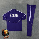 CHÁNDAL MEDIA CREMALLERA + PANTALONES COREA DEL SUR MORADO Y BLANCO 26/27 HOMBRE