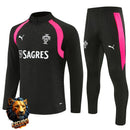 CHÁNDAL MEDIA CREMALLERA + PANTALONES PORTUGAL NEGRO Y ROSA 26/27 HOMBRE