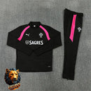 CHÁNDAL MEDIA CREMALLERA + PANTALONES PORTUGAL NEGRO Y ROSA 26/27 HOMBRE