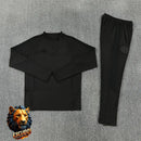 CHÁNDAL MEDIA CREMALLERA + PANTALONES MANCHESTER UNITED NEGRO 26/27 HOMBRE