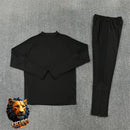 CHÁNDAL MEDIA CREMALLERA + PANTALONES MANCHESTER UNITED NEGRO 26/27 HOMBRE