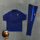 CHÁNDAL MEDIA CREMALLERA + PANTALONES FRANCIA AZUL MARINO Y AZUL 26/27 HOMBRE
