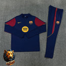 CHÁNDAL MEDIA CREMALLERA + PANTALONES BARCELONA AZUL MARINO Y GRANATE 26/27 HOMBRE