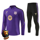 CHÁNDAL MEDIA CREMALLERA + PANTALONES BARCELONA MORADO Y NEGRO 26/27 HOMBRE