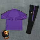 CHÁNDAL MEDIA CREMALLERA + PANTALONES BARCELONA MORADO Y NEGRO 26/27 HOMBRE