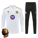 CHÁNDAL MEDIA CREMALLERA + PANTALONES BARCELONA BLANCO Y MORADO 26/27 HOMBRE
