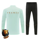 CHÁNDAL MEDIA CREMALLERA + PANTALONES FRANCIA VERDE CLARO Y NEGRO 26/27 HOMBRE
