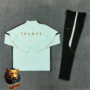 CHÁNDAL MEDIA CREMALLERA + PANTALONES FRANCIA VERDE CLARO Y NEGRO 26/27 HOMBRE