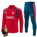 CHÁNDAL MEDIA CREMALLERA + PANTALONES PORTUGAL ROJO Y VERDE 26/27 HOMBRE