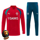 CHÁNDAL MEDIA CREMALLERA + PANTALONES PORTUGAL ROJO Y VERDE 26/27 HOMBRE