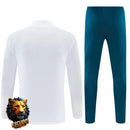 CHÁNDAL MEDIA CREMALLERA + PANTALONES PORTUGAL BLANCO Y ROJO 26/27 HOMBRE
