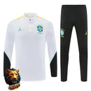 CHÁNDAL MEDIA CREMALLERA + PANTALONES BRASIL BLANCO Y NEGRO 26/27 HOMBRE