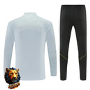 CHÁNDAL MEDIA CREMALLERA + PANTALONES BARCELONA GRIS CLARO Y MORADO 26/27 HOMBRE