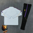 CHÁNDAL MEDIA CREMALLERA + PANTALONES BARCELONA GRIS CLARO Y MORADO 26/27 HOMBRE